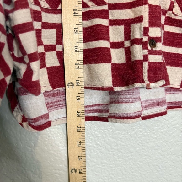 Urban outfitters BDG oversized cropped flannel top Boxy Women Small - Picture 9 of 13